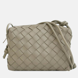Bottega Veneta: Зелёная сумка  Intrecciato