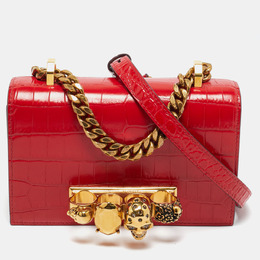 Alexander McQueen: Красная сумка  Jewelled