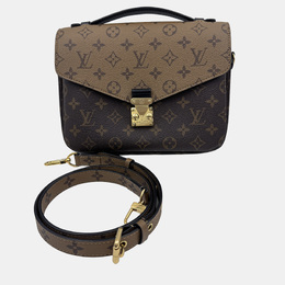 Louis Vuitton: Коричневая сумка  Pochette
