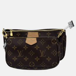 Louis Vuitton: Сумка  Pochette цвета хаки