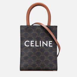 Celine: Коричневая сумка 