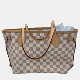 Louis Vuitton: Білі сумки  Neverfull