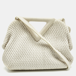 Bottega Veneta: Білі сумки  Triangle