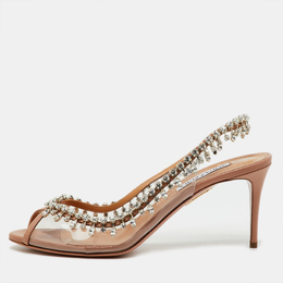 Aquazzura: Прозрачные туфли  Temptation