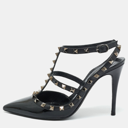 Valentino: Чёрные туфли  Rockstud