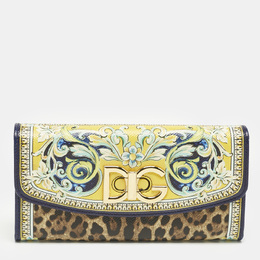 Dolce & Gabbana: Многоцветный кошелёк  Majolica