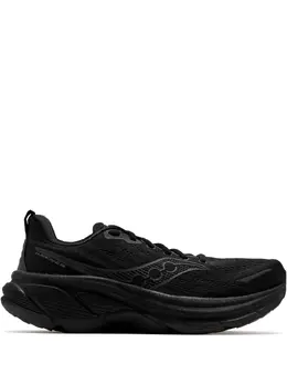 Saucony: Чёрные кроссовки 