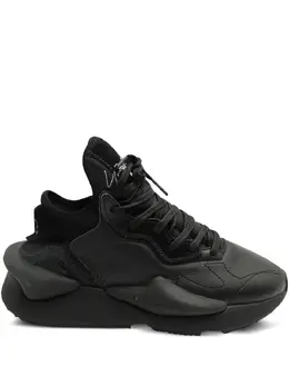 Y-3: Чёрные кроссовки  Kaiwa