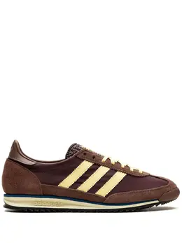 adidas: Коричневые кроссовки  Suede
