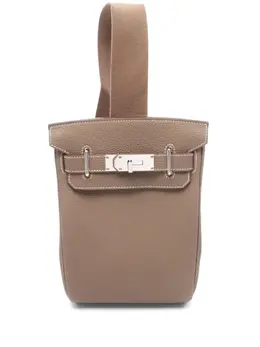 Hermès Pre-Owned: Серебристая сумка 