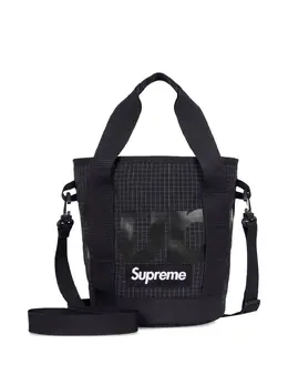 Supreme: Чёрная сумка-шоппер 