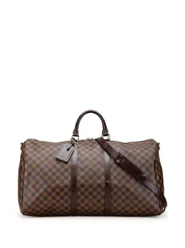 Louis Vuitton Pre-Owned: Коричневая дорожная сумка 