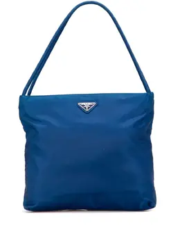 Prada Pre-Owned: Голубая сумка-шоппер 