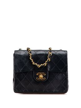 CHANEL Pre-Owned: Чёрная сумка через плечо 