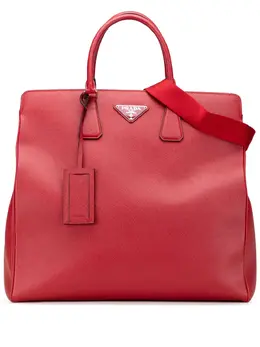 Prada Pre-Owned: Красная сумка-шоппер 