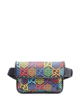 Gucci Pre-Owned: Чёрная поясная сумка 