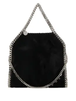 Stella McCartney: Чёрная сумка-шоппер  Falabella