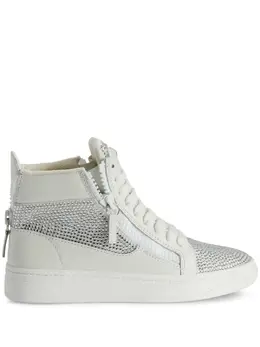 Giuseppe Zanotti: Белые кроссовки 