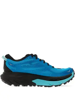 HOKA: Голубые кроссовки 