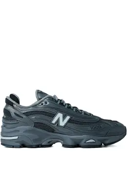 New Balance: Чёрные кроссовки 
