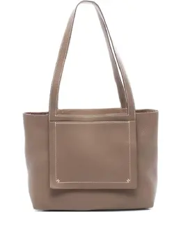 Hermès Pre-Owned: Бежевая сумка-шоппер 