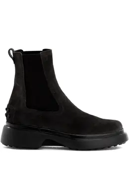 Tod's: Чёрные ботинки 