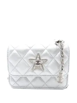 CHANEL Pre-Owned: Серебристая сумка 