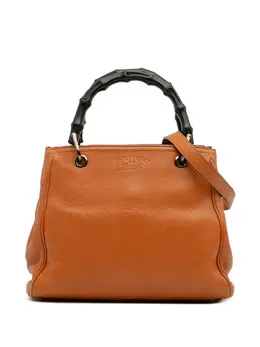 Gucci Pre-Owned: Оранжевая сумка-шоппер 