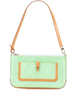Louis Vuitton Pre-Owned: Зелёная сумка 
