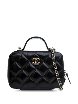 CHANEL Pre-Owned: Чёрная сумка 