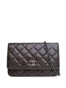 CHANEL Pre-Owned: Блестящий кошелёк 
