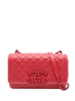 CHANEL Pre-Owned: Красная сумка через плечо 