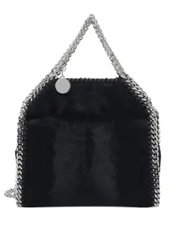 Stella McCartney: Чёрная сумка-шоппер  Falabella