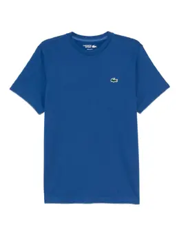 Lacoste: Голубая футболка 