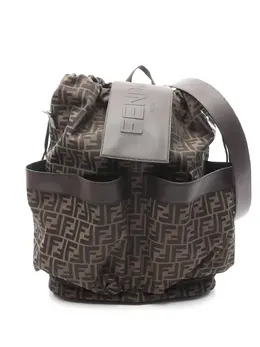 Fendi Pre-Owned: Тёмный рюкзак 