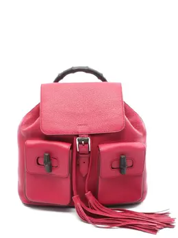 Gucci Pre-Owned: Розовый рюкзак 