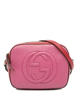 Gucci Pre-Owned: Двухцветная сумка через плечо 