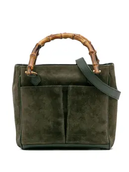 Gucci Pre-Owned: Зелёная сумка 