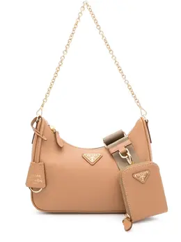 Prada: Коричневая сумка 
