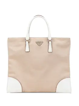 Prada Pre-Owned: Коричневая сумка-шоппер 