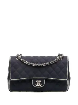 CHANEL Pre-Owned: Голубая сумка 
