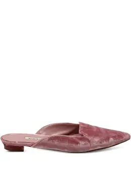 Manolo Blahnik: Розовые сабо 