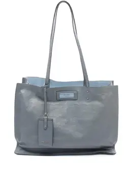 Prada Pre-Owned: Серая сумка-шоппер 