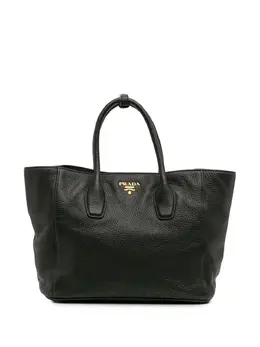 Prada Pre-Owned: Чёрная сумка-шоппер 