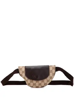 Gucci Pre-Owned: Коричневая поясная сумка 