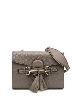 Gucci Pre-Owned: Серая сумка через плечо 