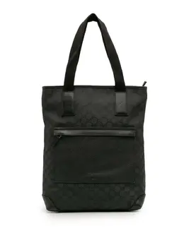 Gucci Pre-Owned: Чёрная сумка-шоппер 
