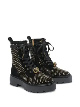 Kurt Geiger London: Чёрные ботинки 