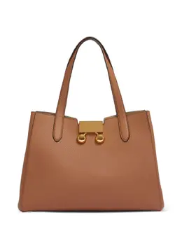 Marni: Коричневая сумка-шоппер 