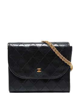 CHANEL Pre-Owned: Чёрная сумка 
